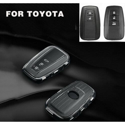 TPU Smart Remote Fob Protector Cover Holder Accessory For Toyota Camry Highlander RAV4 Corolla Prius Avalon CHR 2017 2018 Prius