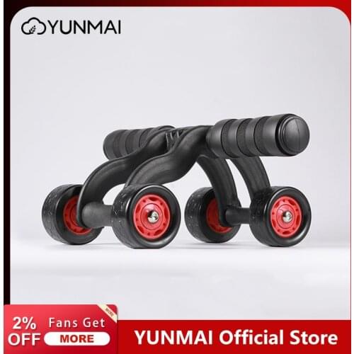 Yunmai Ab Roller Wheel Abdominal Wheel Fitness Equipment Professional Fitness Household Automatic Rebound Abdominal Trainer