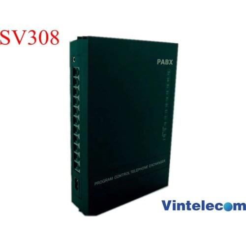 High quality VinTelecom SV308 Phone PBX system 3CO+8Ext PBX / PABX / Mini PBX / SOHO PBX / Small PABX