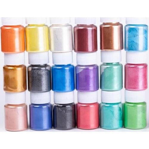 1Pcs Pearl Powder Mica Powder Pigments For DIY Bath Bomb Soap Making Cosmetic Candle Party Making Eye shadow Resin Crafts