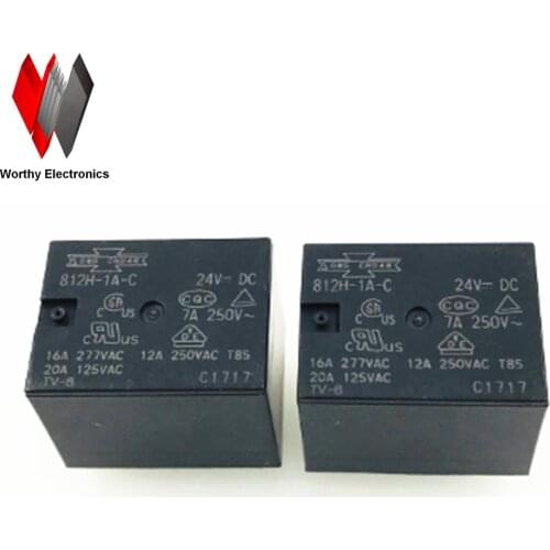 Wholesale 10pcs/lot relay 812H-1A-C 24VDC