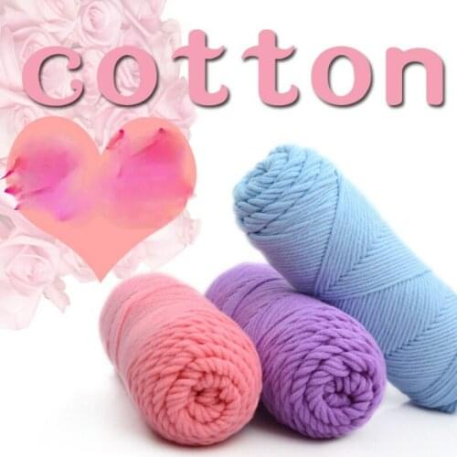 3pcs Hand-woven Cotton Wool Diy Send Boyfriend Female Self-woven Scarf Hand-woven Thick Thread Milk Cotton