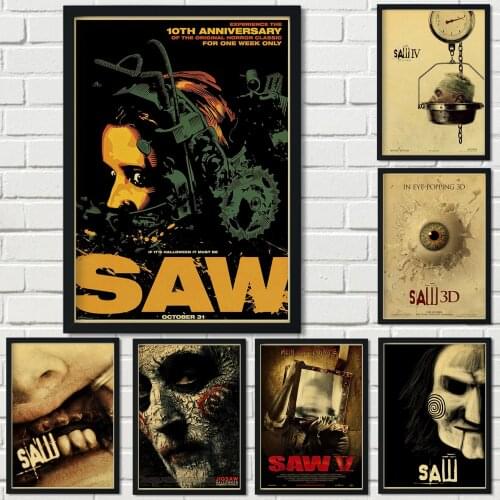 5D DIY Diamond Painting European and American Classic Horror Movie Saw Cross Stitch Kit Diamond Embroidery Home Decor