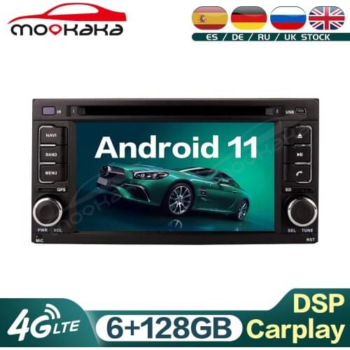 For Subaru Forester Impreza 2008 - 2013 Android 11 6G + 128GB Car Audio Multimedia Radio DVD Player GPS Navigation Carplay DSP