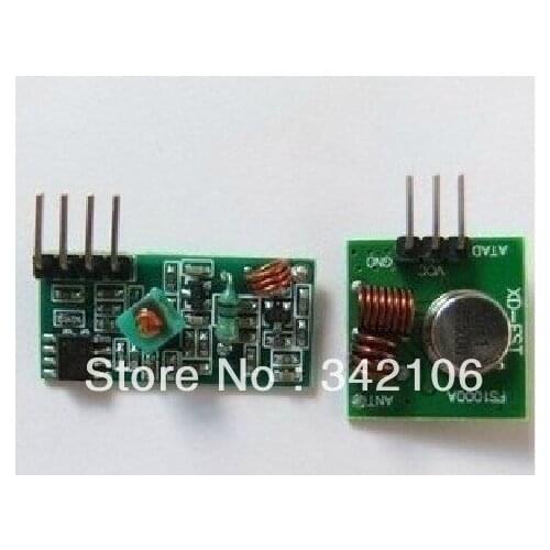 Free Shipping!!! 2pcs 315M wireless transmitter module superregeneration module burglar alarm Transmitter Receiver module sensor