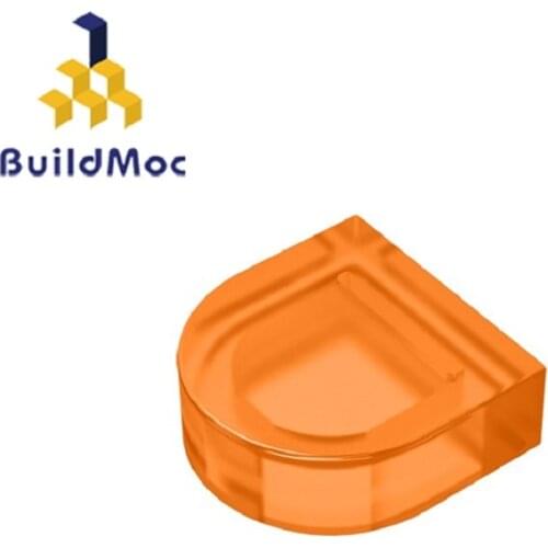 BuildMOC Compatible Assembles Particles 24246/35399 1x1 For Building Blocks Parts DIY LOGO Education