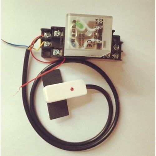 Non-contact tube type liquid level sensor with relay output plastic/glass pipe Outside Pipeline induction liquid relay switch