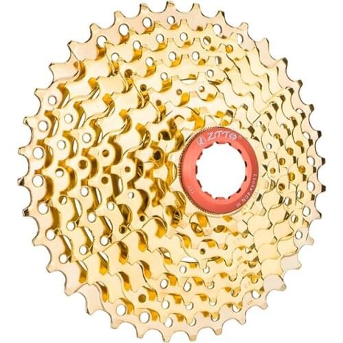 ZTTO MTB Cassette 8 Speed 11-36T MTB Freewheel Bicycle Golden Flywheel for Cycling Parts