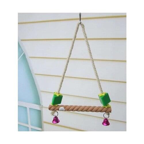 A010 Pet parrot bird toy bird supplies swivel ladder ladder chew toy parrot swing bar ladder elevated station