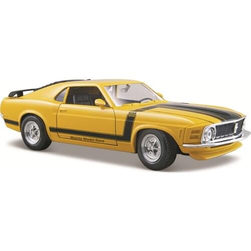 Maisto 1:24 1970 Ford Mustang Boss 302 Highly-detailed die-cast precision model car Model collection gift