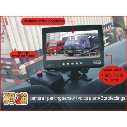 MINIMISE BLIND SPOTS WITH CAMERA & MONITOR & PARKING SENSORS COMBINATIONS FOR TRUCK