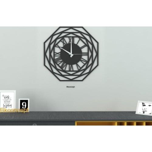 Madrid Wall Clock Black Decoration Living Room Wall Decor Home Living Room Decoration