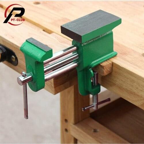 Bench Vice Machine Vise Clamp Full Metal Multifunction Woodworking Tools for DIY Table Use