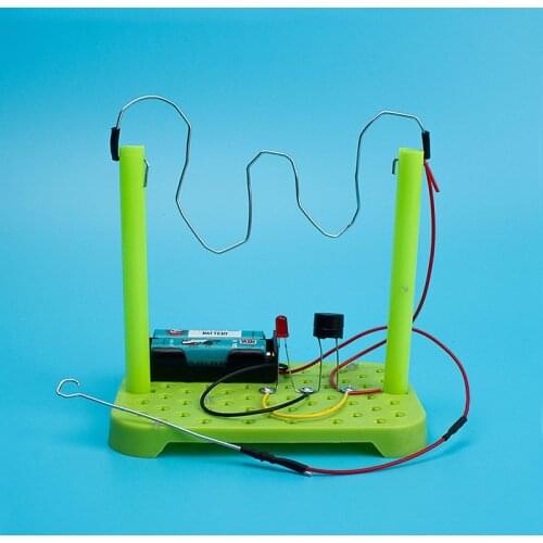 Fire Wire Shock Electric Touch Labyrinth Training For Toys Diy Physical Circuit Science And Technology Game Teaching Aidsds Gift