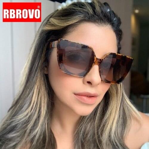 RBROVO Vintage Square Sunglasses Women Fashion Sun Glasses Men Luxury Brand Cat Eye Eyeglasses Female Gafas De Sol Hombre UV400