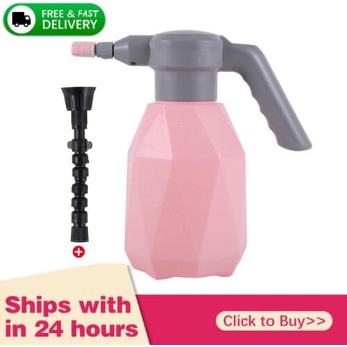 Portable 2L Electric Spray Bottle USB Rechargeable Automatic Watering Can Household Sprayer With Adjustable Nozzle Plant Mister