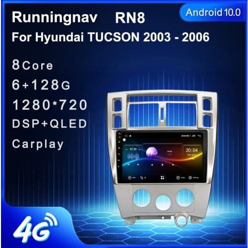 Runningnav For Hyundai TUCSON 2003 2004 2005 2006 Android Car Radio Multimedia Video Player Navigation GPS