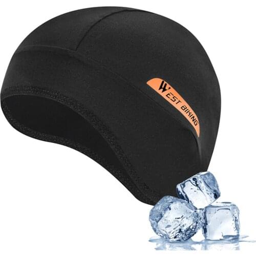 Ice Silk Inner Cap Anti-UV Anti-Sweat Sports Hat Motorcycle Bike Riding Cycling Hat Windproof Breathable Helmet Lining Headgear