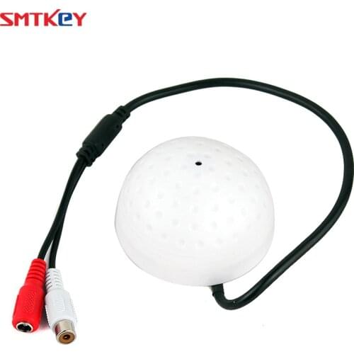 SMTKEY 5pcs x DVR Monitor MIC Microphone RCA Output for CCTV Security Camera Audio