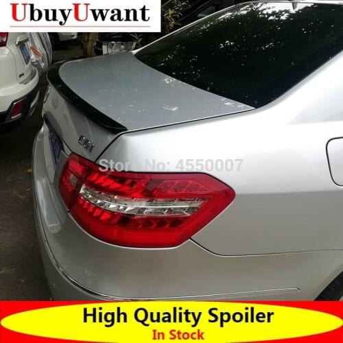 For Mercedes - Benz W212 E320 E260 E300 E63 Spoiler ABS Material Rear Wing Spoiler For 2008 2009 2010 2011 2012 2013 W212 4doors