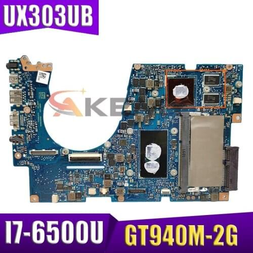 UX303UB Motherboard For ASUS UX303U UX303UA UX303UB Laptop Motherboard original I7-6500U 4GB GT940M-2G 100% Test