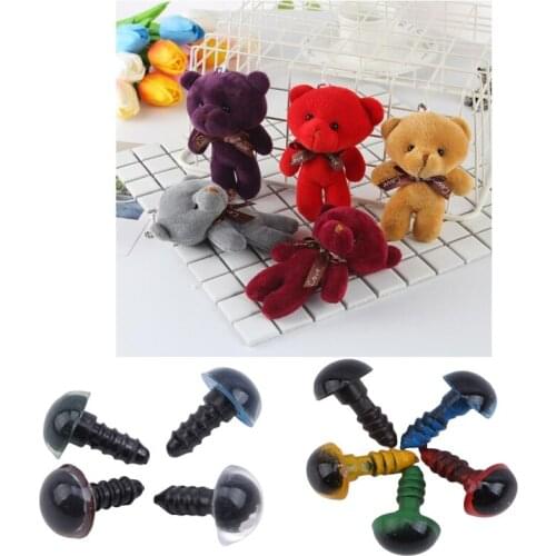 2020 New Plush Safety Eyes DIY Black Plastic Eyeball Doll Plush Animal Toy Accessories