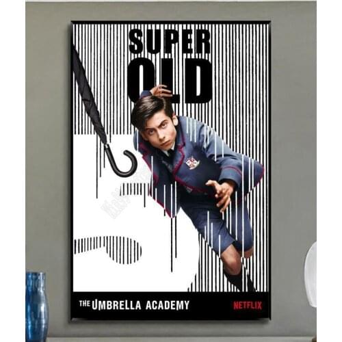 W244 The Umbrella Academy New Art TV Series Trend Beautiful Fashion Silk Fabric Wall Poster Art Decor Sticker Bright