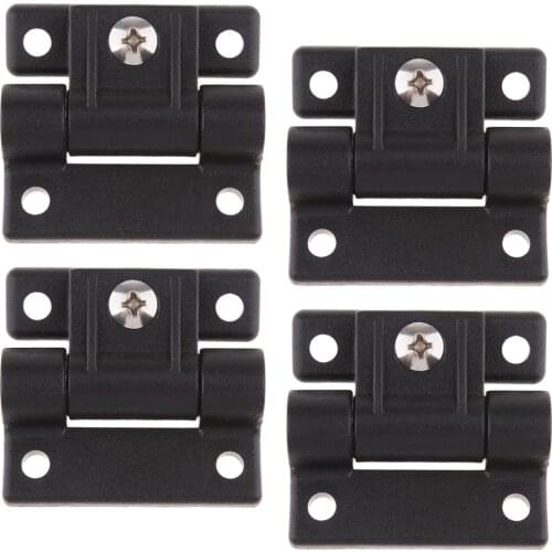 4pcs Adjustable Torque Position Control Hinge with Holes, 64mm x 57mm, Boat