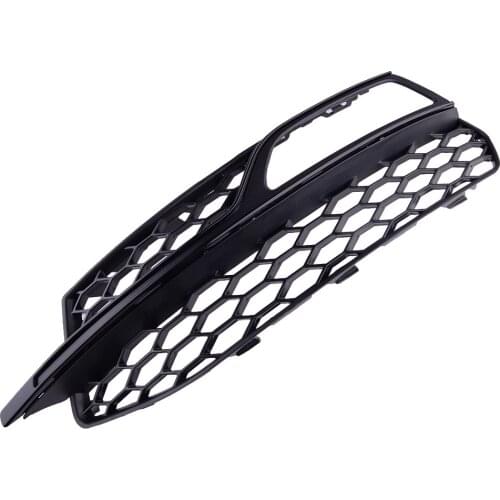 8V3807681 8V3807681G Front Left Bumper Lower Honeycomb Fog Light Lamp Grill Cover Fit for Audi A3 S3 S-Line 2013 2014 2015 2016