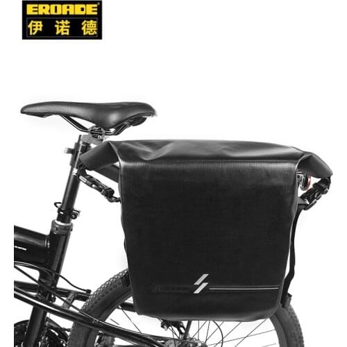 Bike Accessories Waterproof Shoulder Shelf Bag Large Capacity Seamless Splicing Quick Dismantling Road Mountain Bicycle Generic