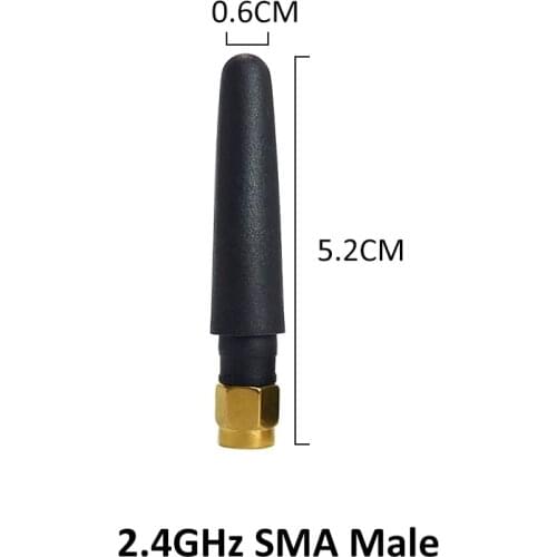 2.4 GHz Antenna wifi 5dBi SMA Male Connector 2.4ghz antena IOT Router Wi fi Booster +21cm RP-SMA to ufl./ IPX 1.13 Pigtail Cable