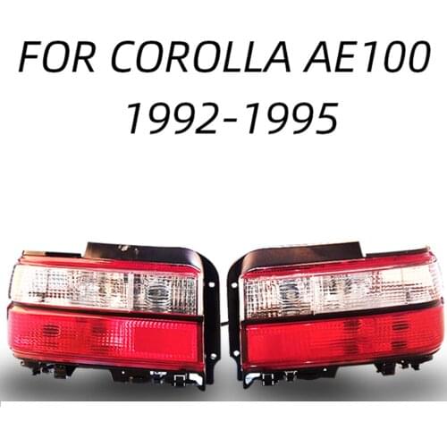 A Pair Car tail light rear brake lamp driving indicator Lamp For Toyota Corolla AE100 1992 1993 1994 1995