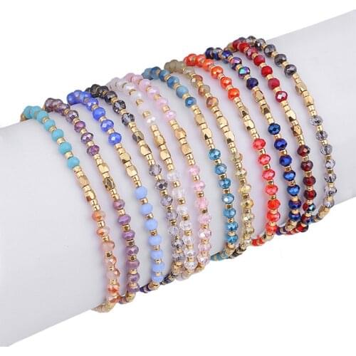 Bohemian Glass Seed Beads Bracelet Women Minimalist Weaving Chain Belt Charms For Bracelets Boho Body Jewelry 2020 Armband Gift