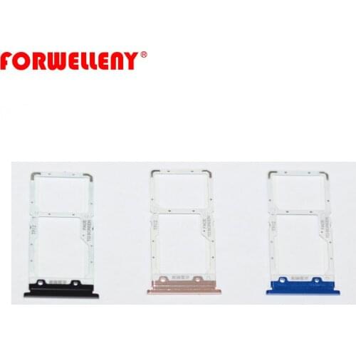 For xiaomi Xiomi mi9 mi 9 lite Micro Sim Card Holder Slot Tray Replacement Adapters black gold blue