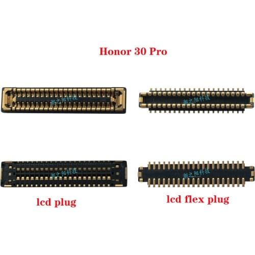 For Huawei Honor 30 Pro LCD Display FPC Connector Plug&Charging flex FPC Connector Clip Plug&Battery FPC Connector Clip Plug