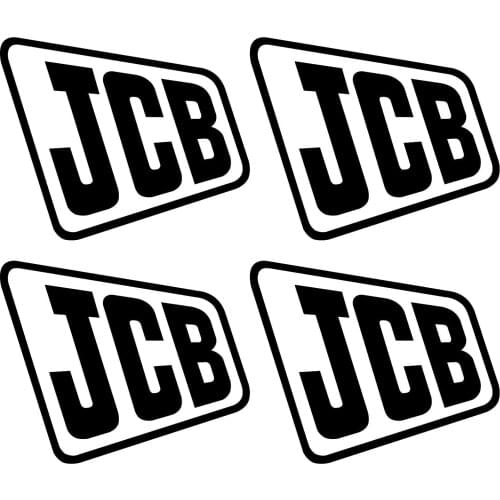 For JCB old aufkleber sticker bagger excavator 4 Sticker Car Styling