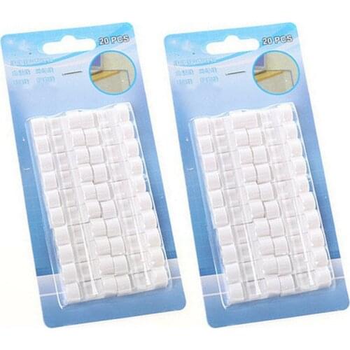 40pcs Self-adhesive Wire Organizer Securing Cable Clips Clamp Storage Buckle Clips Telephone Line Clamp