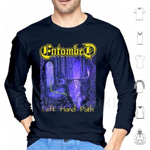 Entombed-Left Hand Path Hoodie Long Sleeve Death Metal Sweden Hell