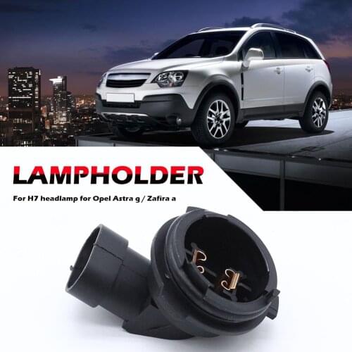 Retainer Headlamp Socket Adapter H7 Headlight Bulb Socket Low Beam Headlamp Bulb Holder for Opel Astra G Zafira A