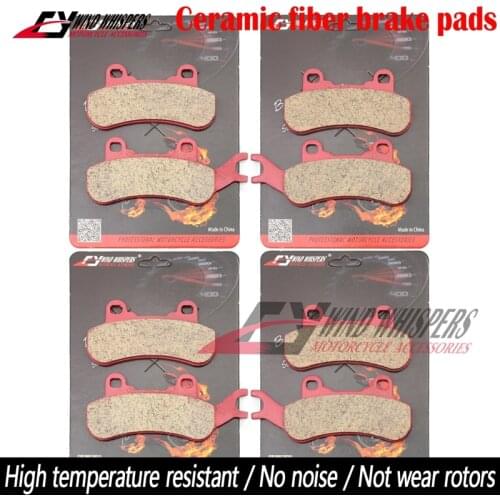 Motorcycle Ceramic Front Rear Brake Pads For CAN-AM Maverick X3 Max Turbo R 2017 2018 2019
