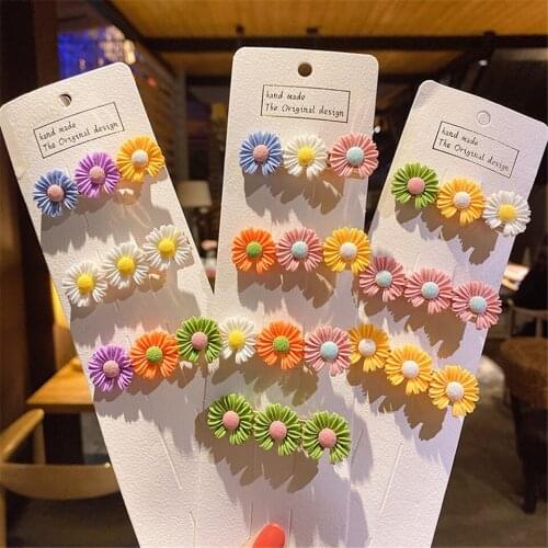 Korea Style New Design Sales Childrens Hair Accessories Cute Flower Hair Clip Little Girl Bangs Hairpin Kids Hair Barrette