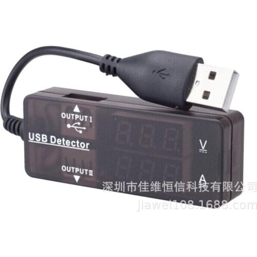 Red kw-203 USB computer mobile power supply USB current and voltage tester