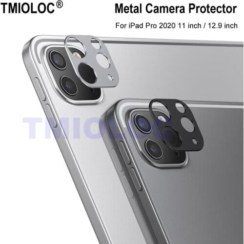 Metal Camera Protector for Apple iPad Pro 2020 11 12.9 inch + Matte Rear Lens Protection Case for iPad Pro 11 12.9 Glass Film