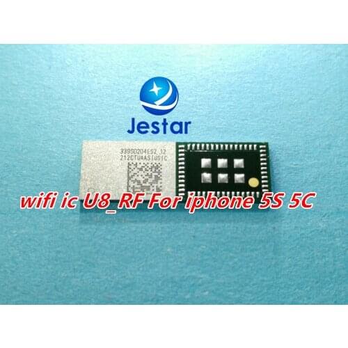 5pcs/lot for iPhone 5S 5c wifi module bluetooth IC chip replacement U8_RF 339S0204