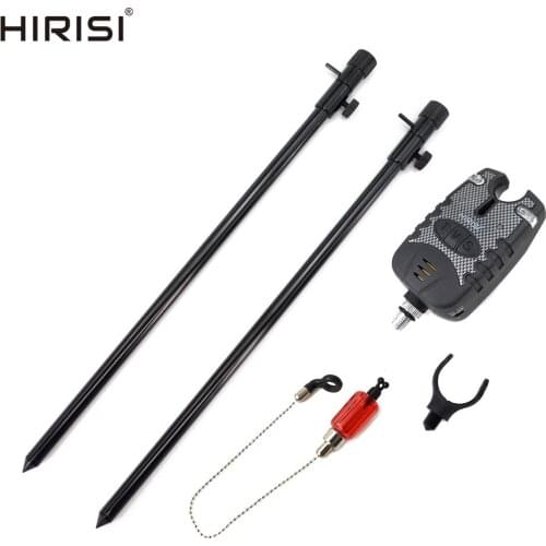 Carp Fishing tackle set include fishing bite alarm fishing bite indicator rod rest
