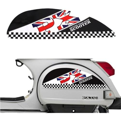 Motorcycle Side Panel Stickers Case for Vespa PX T5 Scooter-5 PX150 PX200
