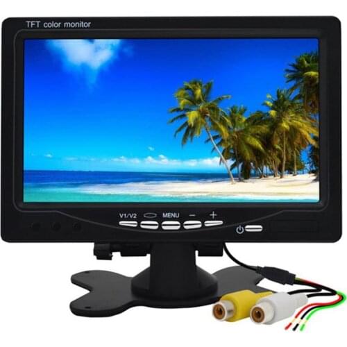 2020 New Super 7 Inch Car Headrest Display Monitor Rear View Display And Wifi Rearview Reverse Backup Camera Car TV Display