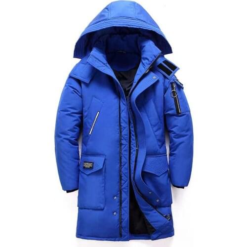 90%Down Jackets 2019 new winter mens down jacket high quality Detachable Fur Collar males jackets thick warm Outdoor windproof