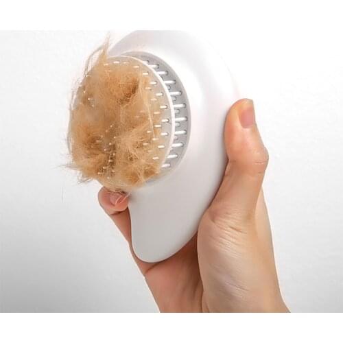 Cat Hair Removal Comb Pet Grooming Brush Dog Puppy Cleaning Cat Massage Automatic Hair Brush Remover Tool