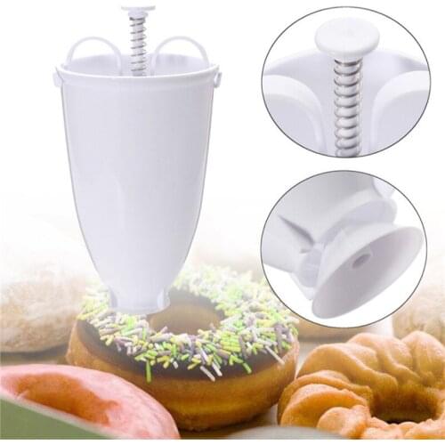 Donut Baking Tool Mould Waffle Dispenser Simple Quick Portable Donut Manual Machine